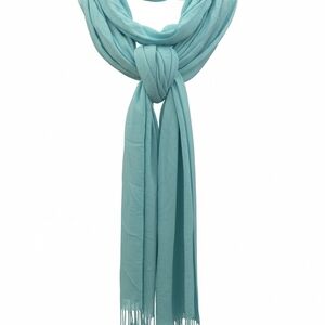pashmina Light Teal Wrap Scarf